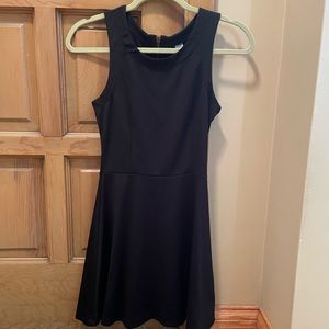 Black fit and flare dress—Brand: Old Navy, Size: XS